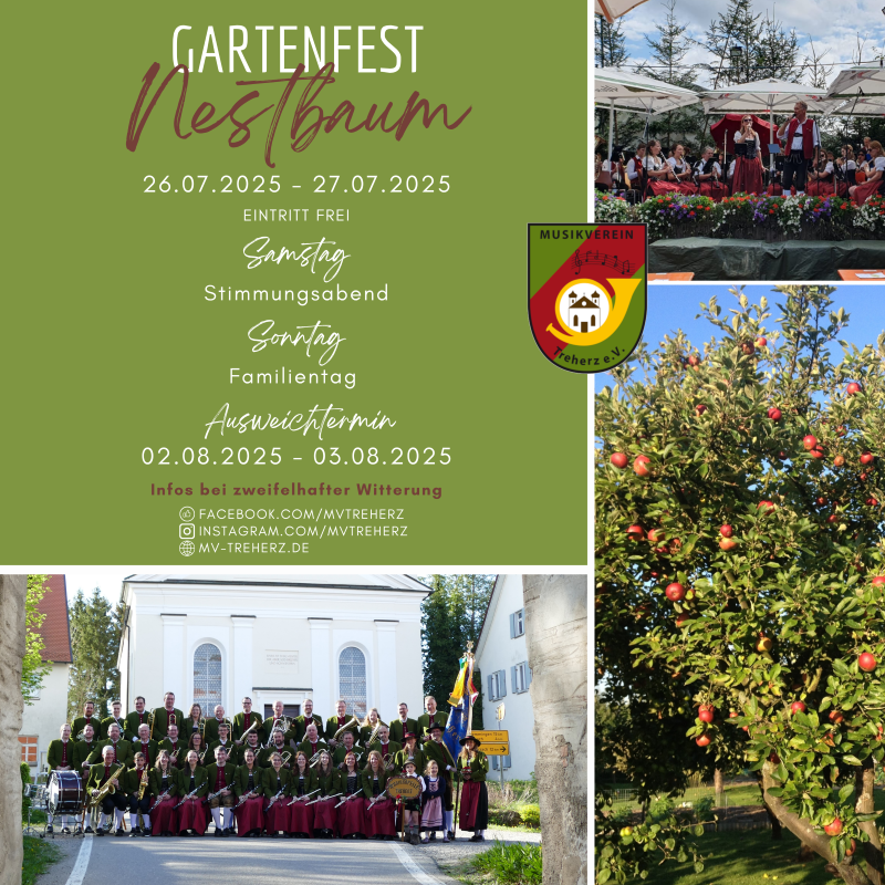 Flyer Gartenfest 2025